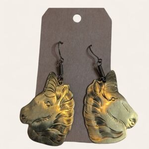 Vintage 80's Unicorn Earrings